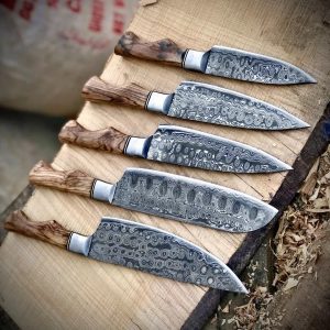 DAMASCUS CHEF KNIFE SET