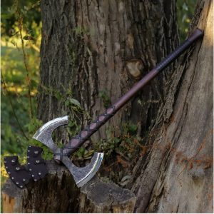 Viking Double-Edged Battle Axe